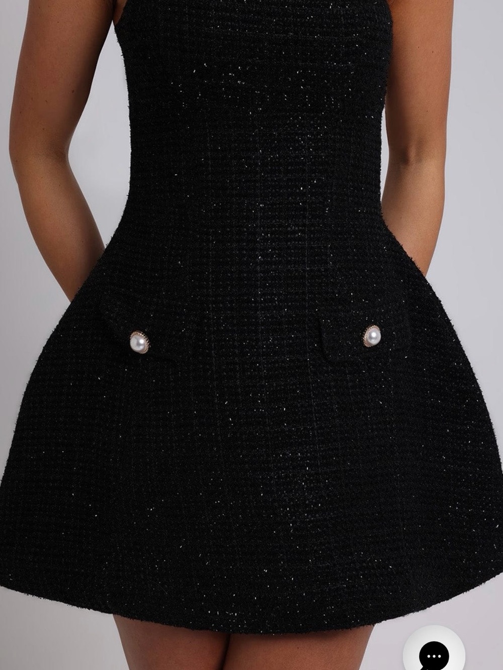 NWT Babyboo Lottie black strapless mini dress - Picture 5 of 10